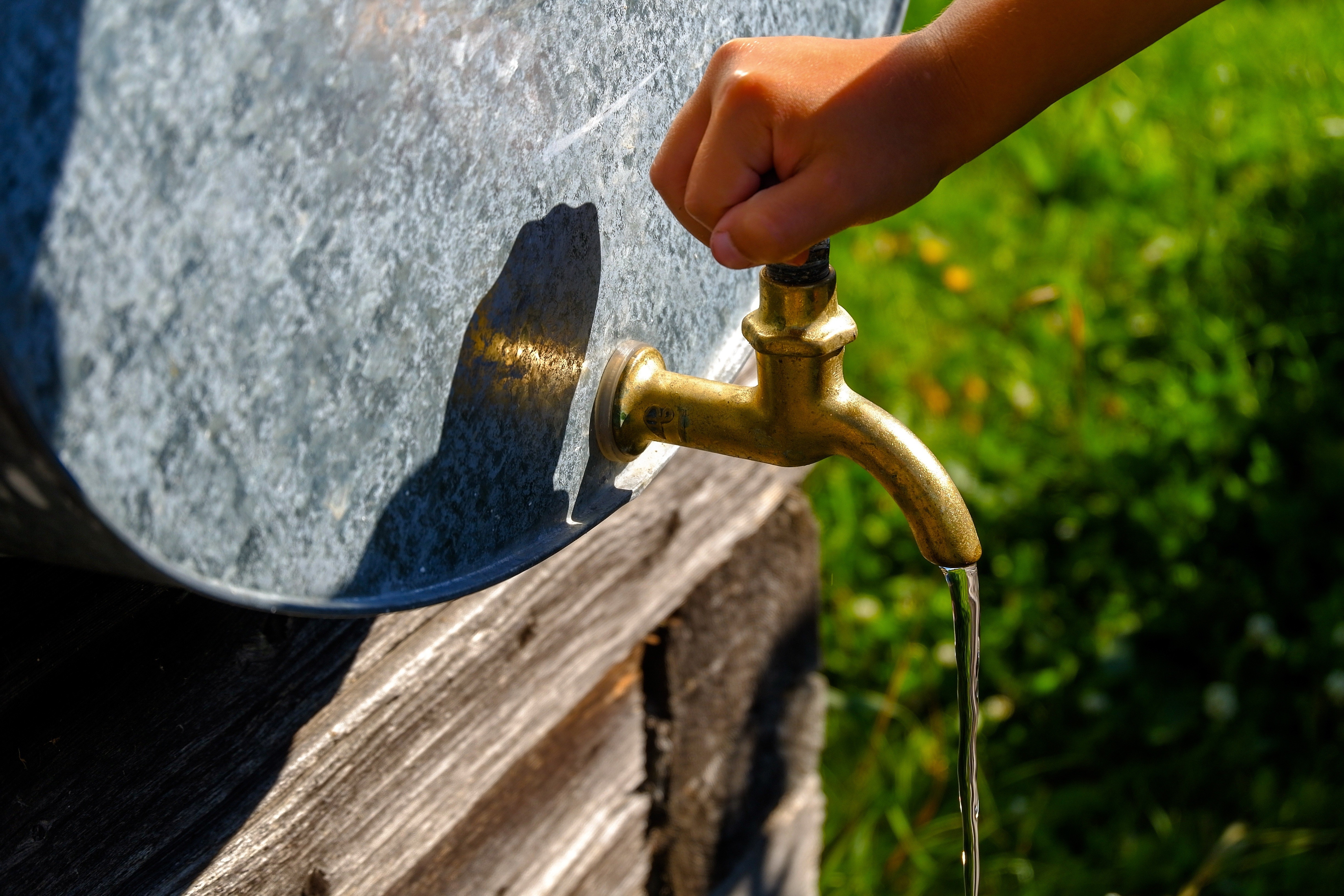 Aufruf zum Wassersparen!