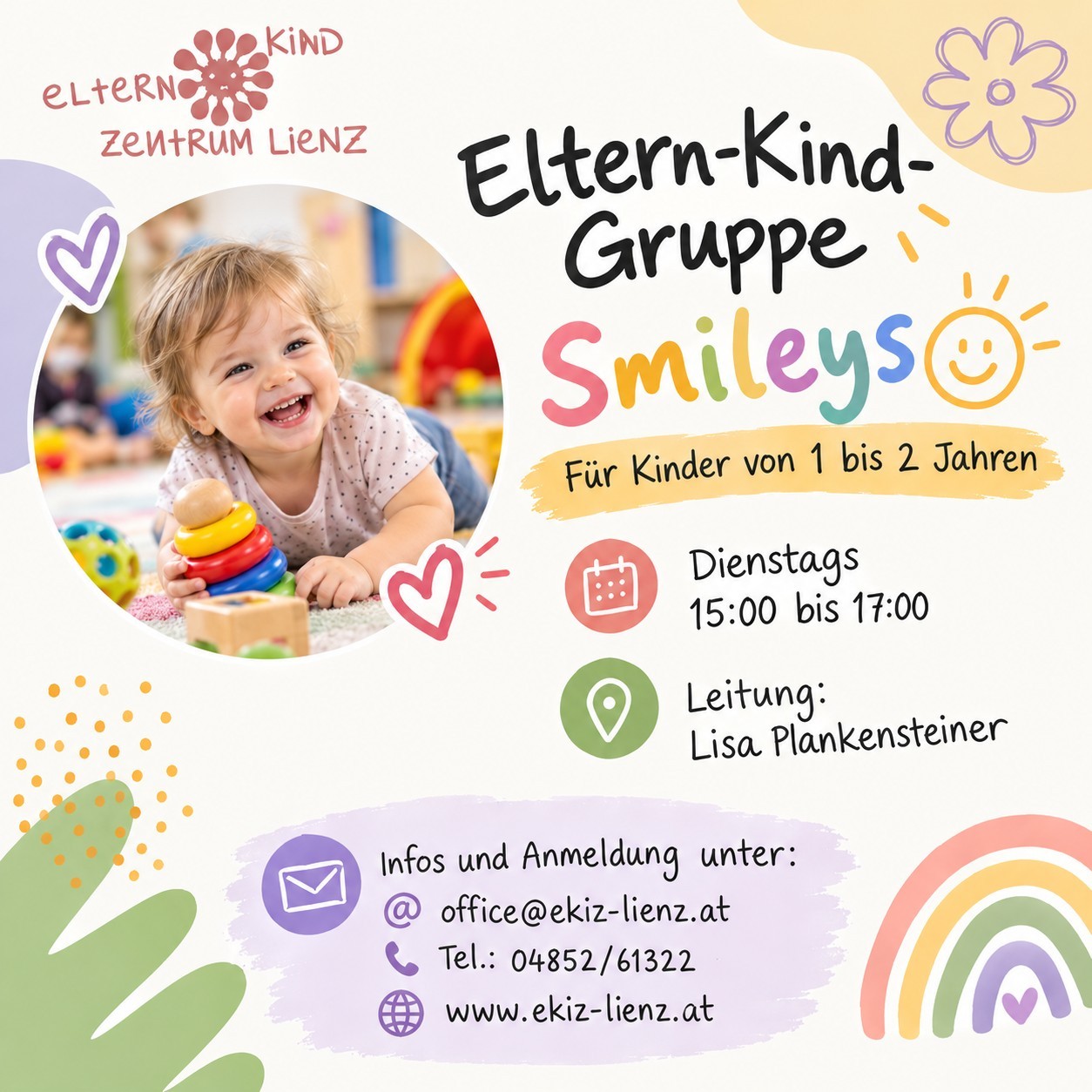 Einladung Gruppe Smileys