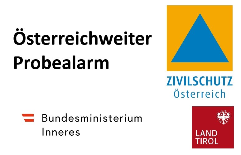 Zivilschutzprobealarm am 3. Oktober